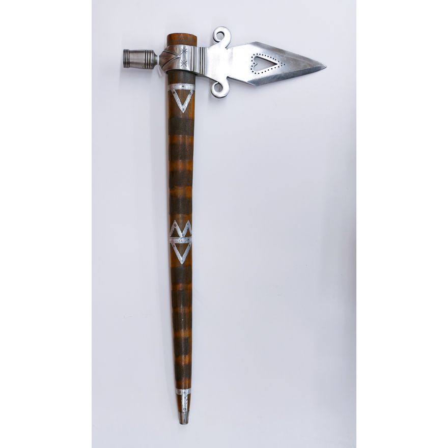 Plainst Style Steel Heart Pipe Tomahawk 23''