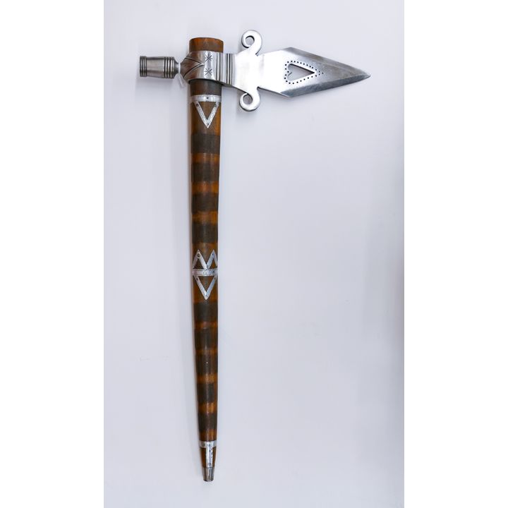 Plainst Style Steel Heart Pipe Tomahawk 23''