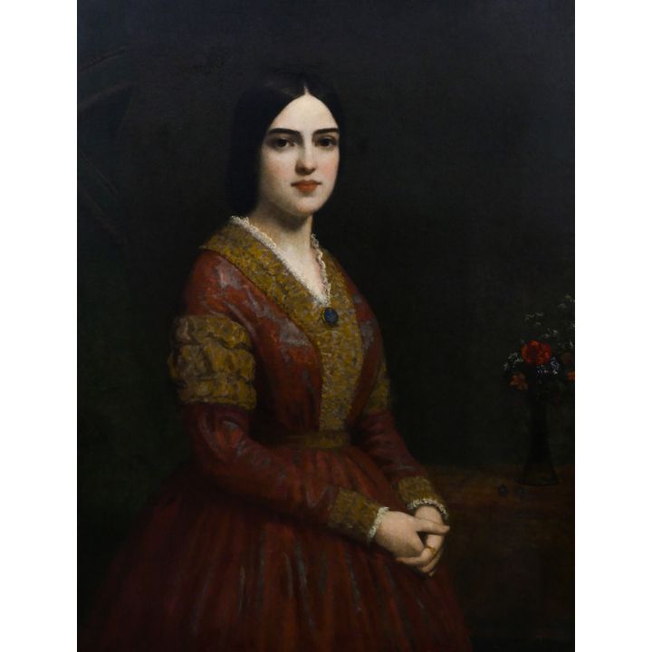 Henry Augustus Loop ''New Jersey Farmer's Daughter'' Oil