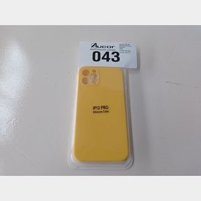 CELLTIME IPHONE 12 / 12 PRO SHOCKPROOF THICKENED DESIGN SILICONE CASE SOFT - YELLOW -