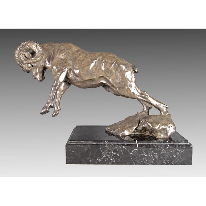 Charging Big Horn by Sherry Sander (1941- )