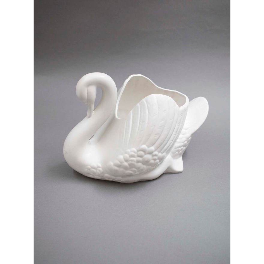 Crown Lynn Potteries - Large white swan