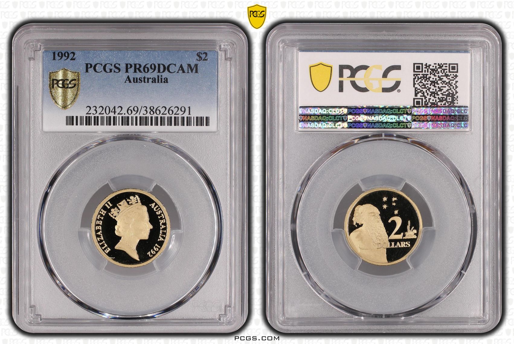 Two Dollar, 1992, PCGS PR69DCAM