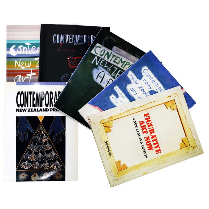 CAUGHEY, ELIZABETH & GOW JOHN   [4 volumes] - Contemporary New Zealand Art