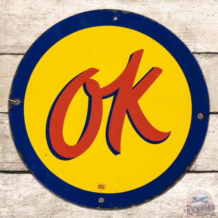 18" Chevrolet OK SSP Sign - 8.25