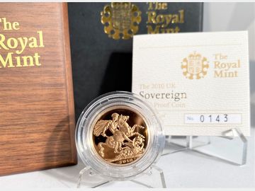 2010 ELIZABETH II PROOF GOLD SOVEREIGN