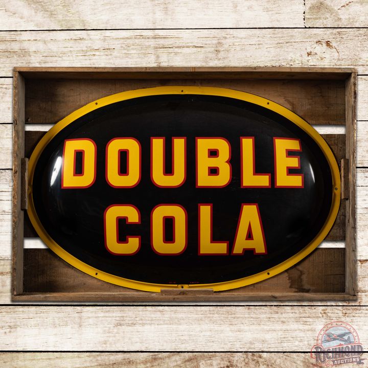NOS 1952 Double Cola SST Bubble Sign w/ Original Crate