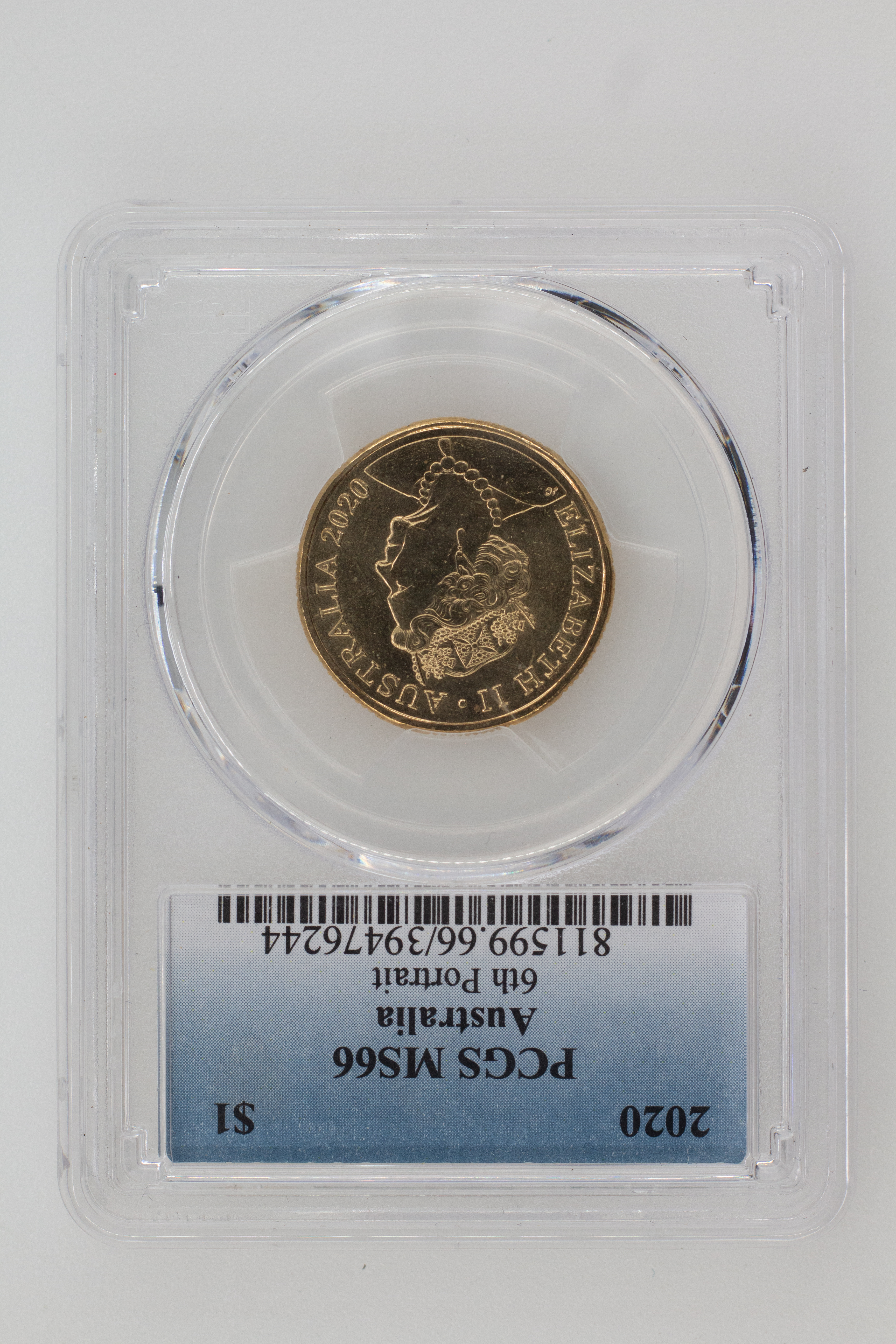 2020 Australia One Dollar, $1 PCGS - MS66 -244