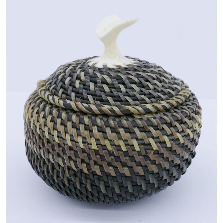Elijah Attungana Whale Tail Baleen Basket