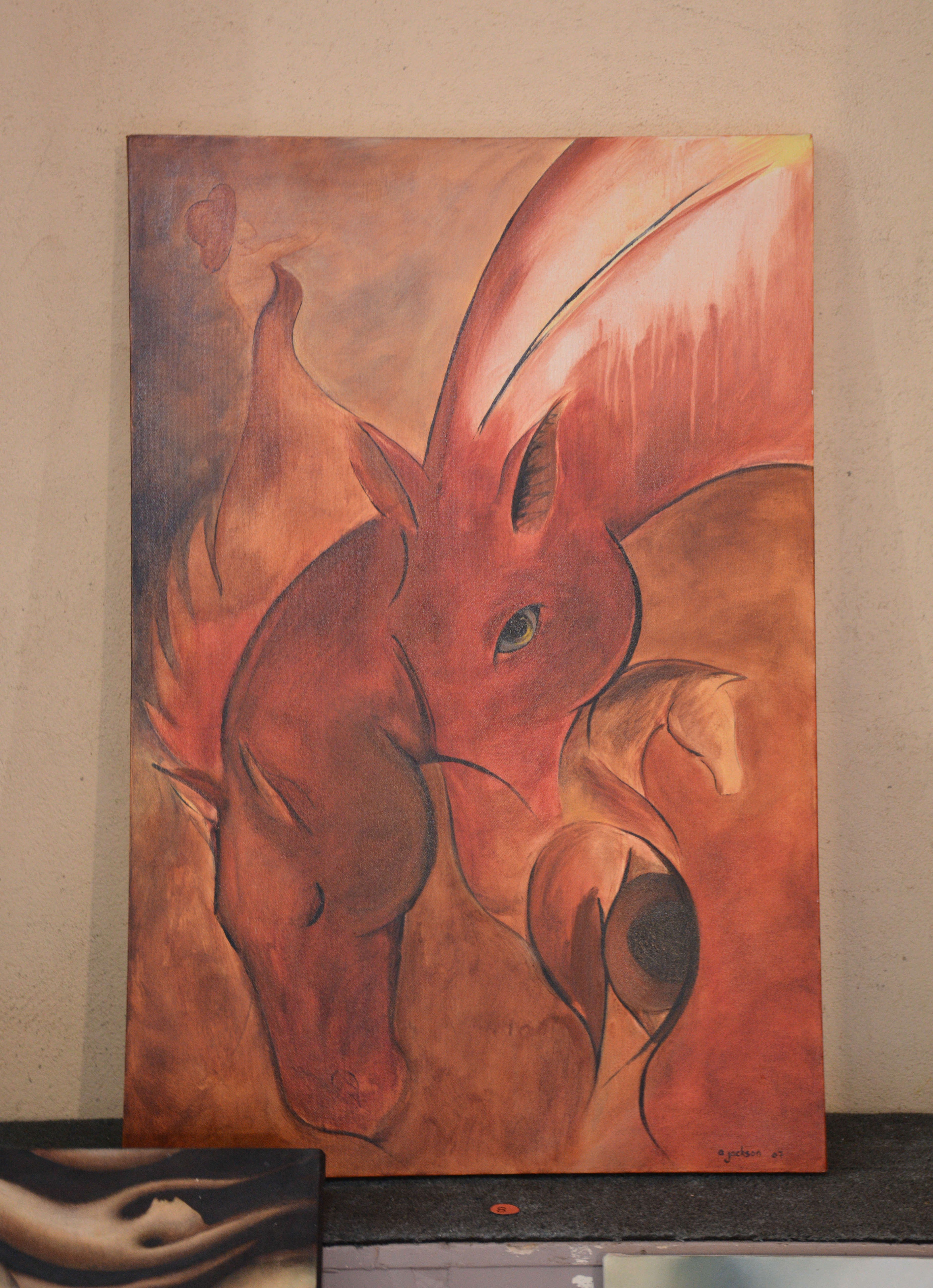 A. Jackson Original Art on Canvas — NZ auction result