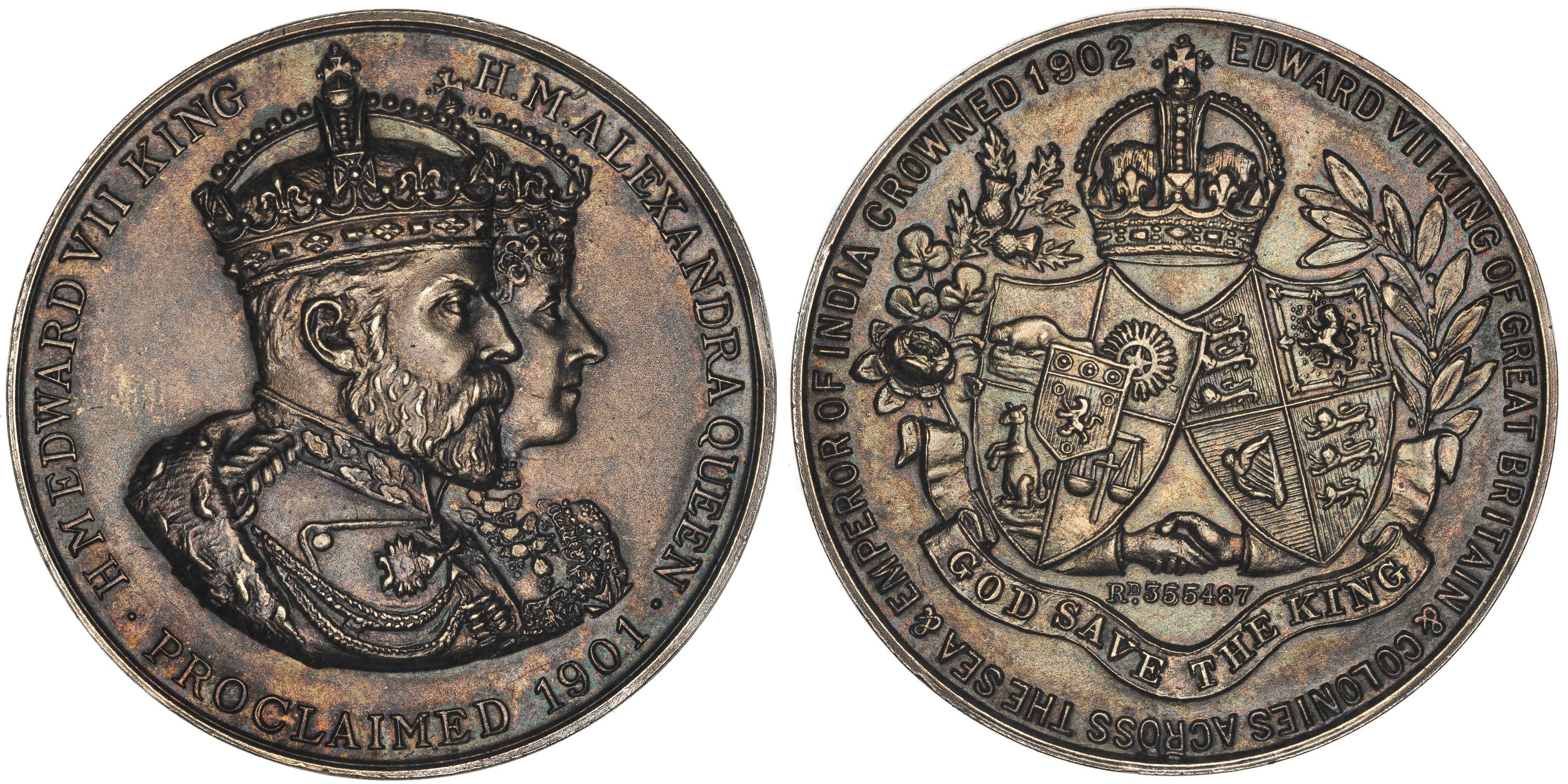 Great Britain, Edward VII, Coronation, 1902, EF