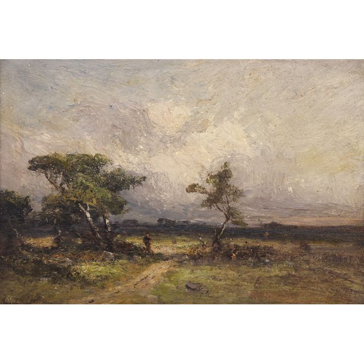 Frank Thomas Carter ''Cumberland, Near Talk Tarn Lake" Oil