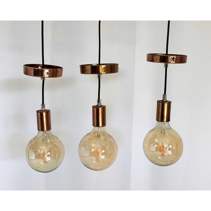 SET OF 3 PENDANT LIGHTS