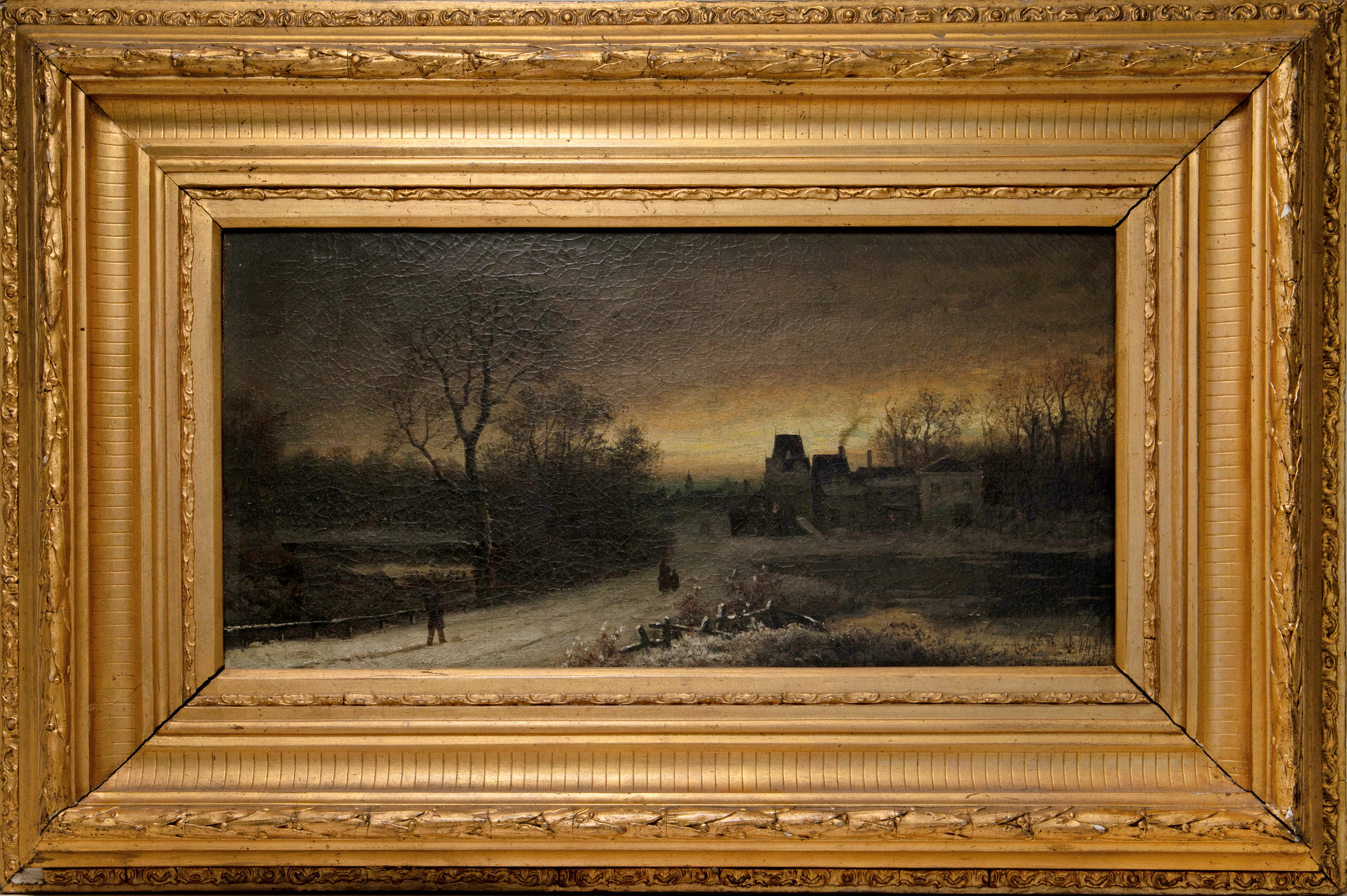 386 · Germany, Heinrich Eduard Heyn (1856-1932), 'Winter Landscape'