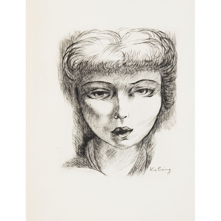 Mojżesz Kisling | Portret kobiety, 1948