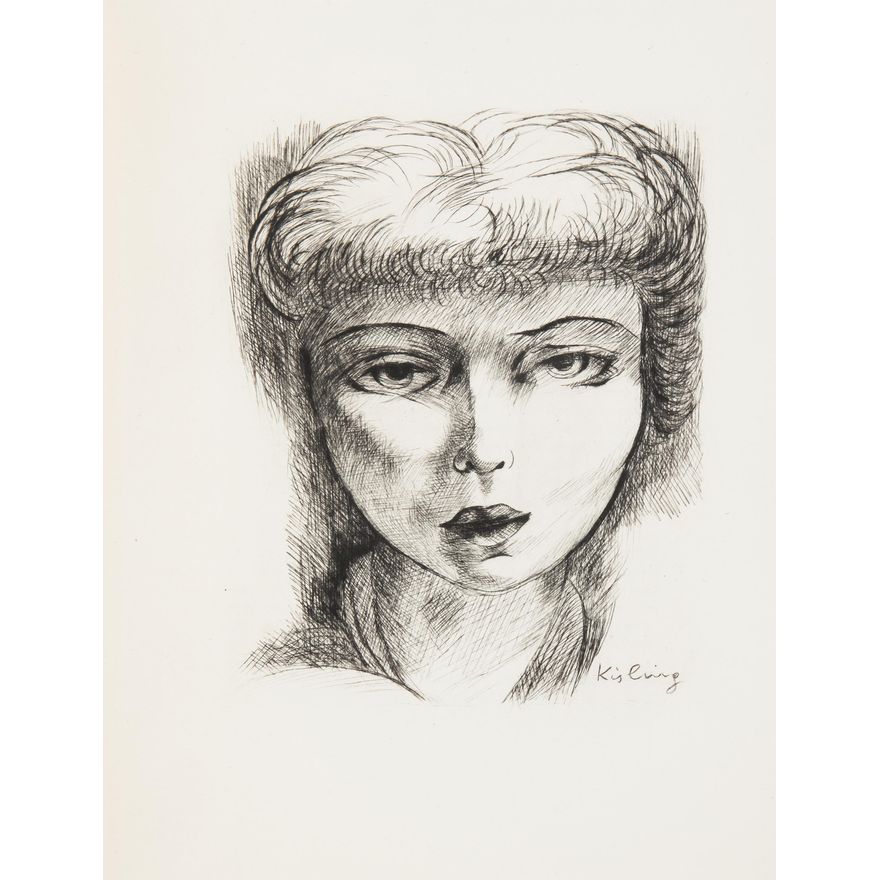 Mojżesz Kisling | Portret kobiety, 1948