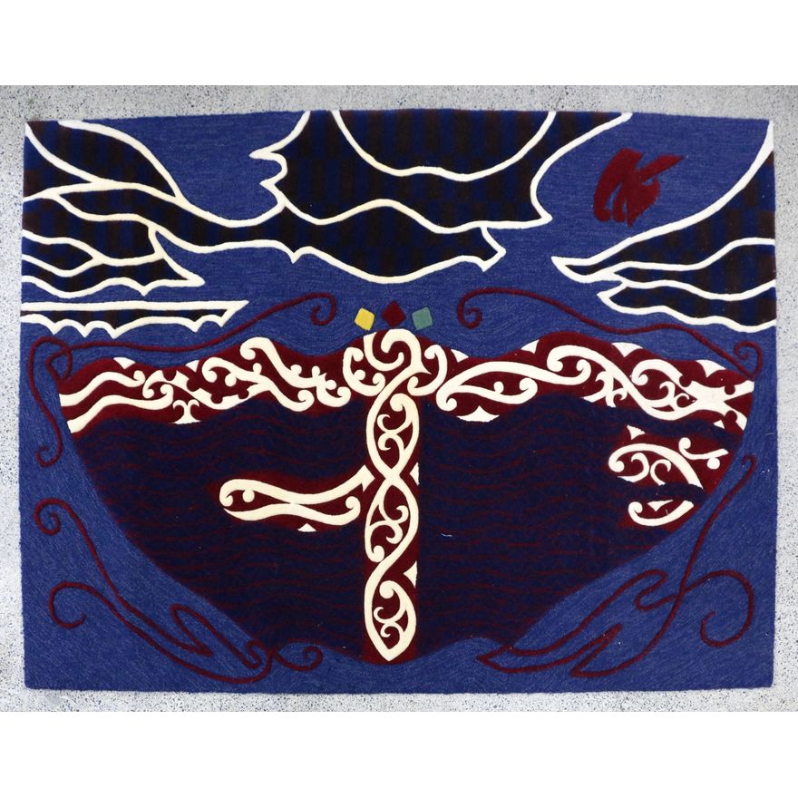 John Bevan Ford for Dilana Rugs - Kupe Leaves, Wellington Harbour