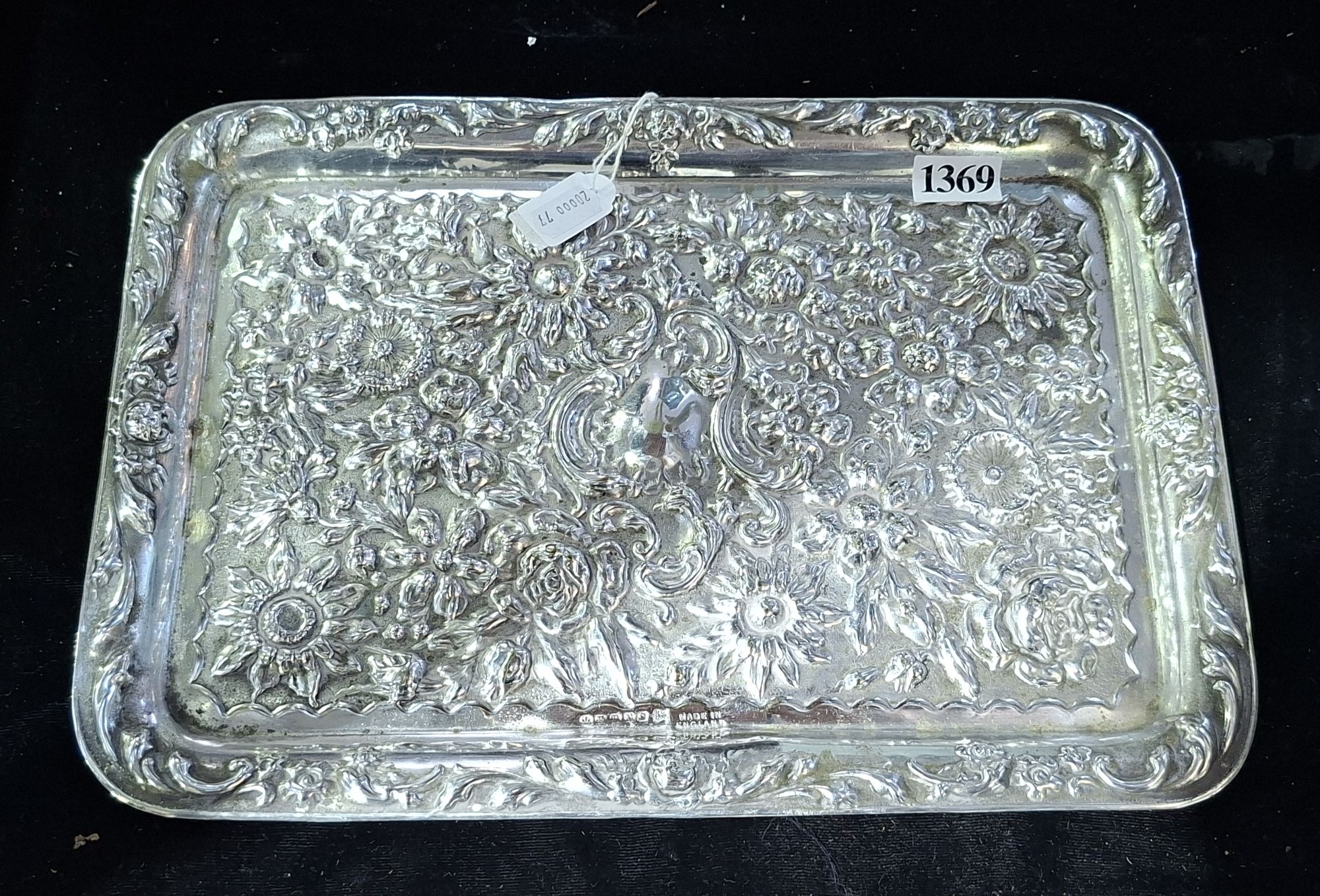 An Antique Silverplated Tray