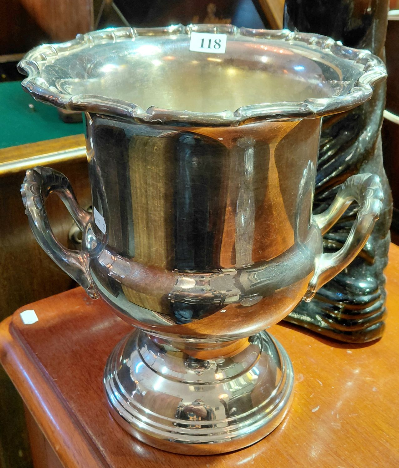118 · SILVERPLATED CHAMPAGNE BUCKET