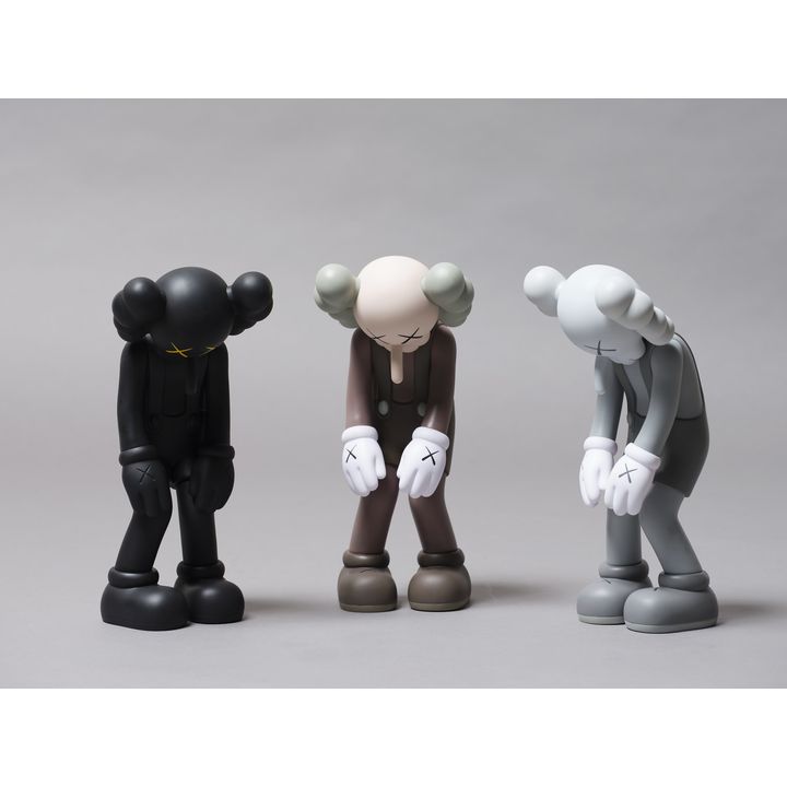 Kaws, Small Lie (Black, Brown and Gray)
