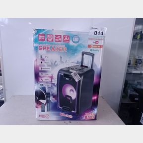 10INCH 300W SPEAKER WITH REMOTE MIC(KARAOKE)/USB/TF/BT/FM/AUX NDR2010.