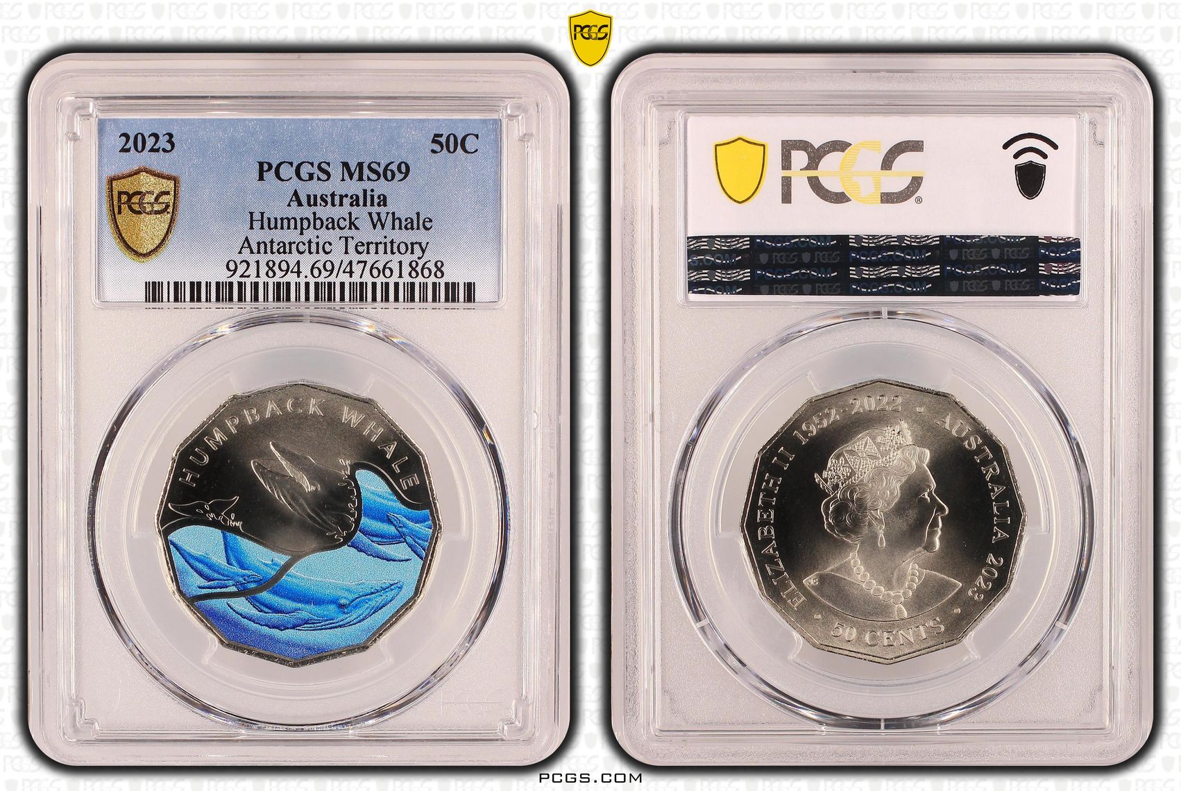Fifty Cent, 2023, PCGS MS 69