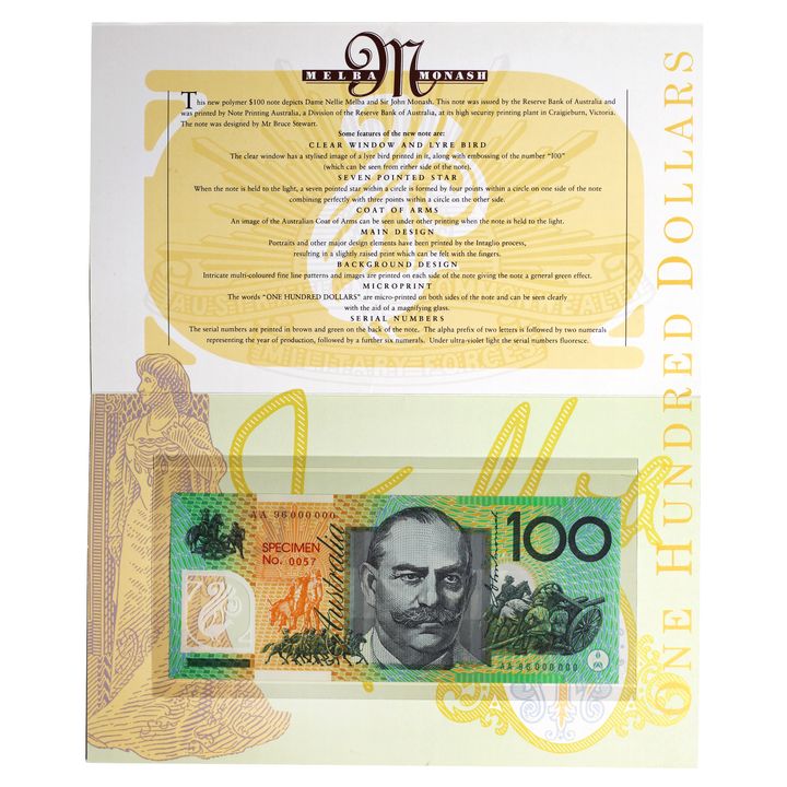 MacFarlane/Evans, One Hundred Dollars, 1996, UNC