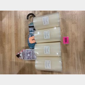 2X HEARTH AND HAND CANDLES 2 PACK & MEYER'S BODY LOTION & UMBRELLA