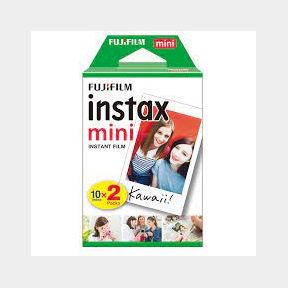 Fujifilm Instax Mini Film Plain Pack of 20 | DR 51499/7176 B8 (S7)