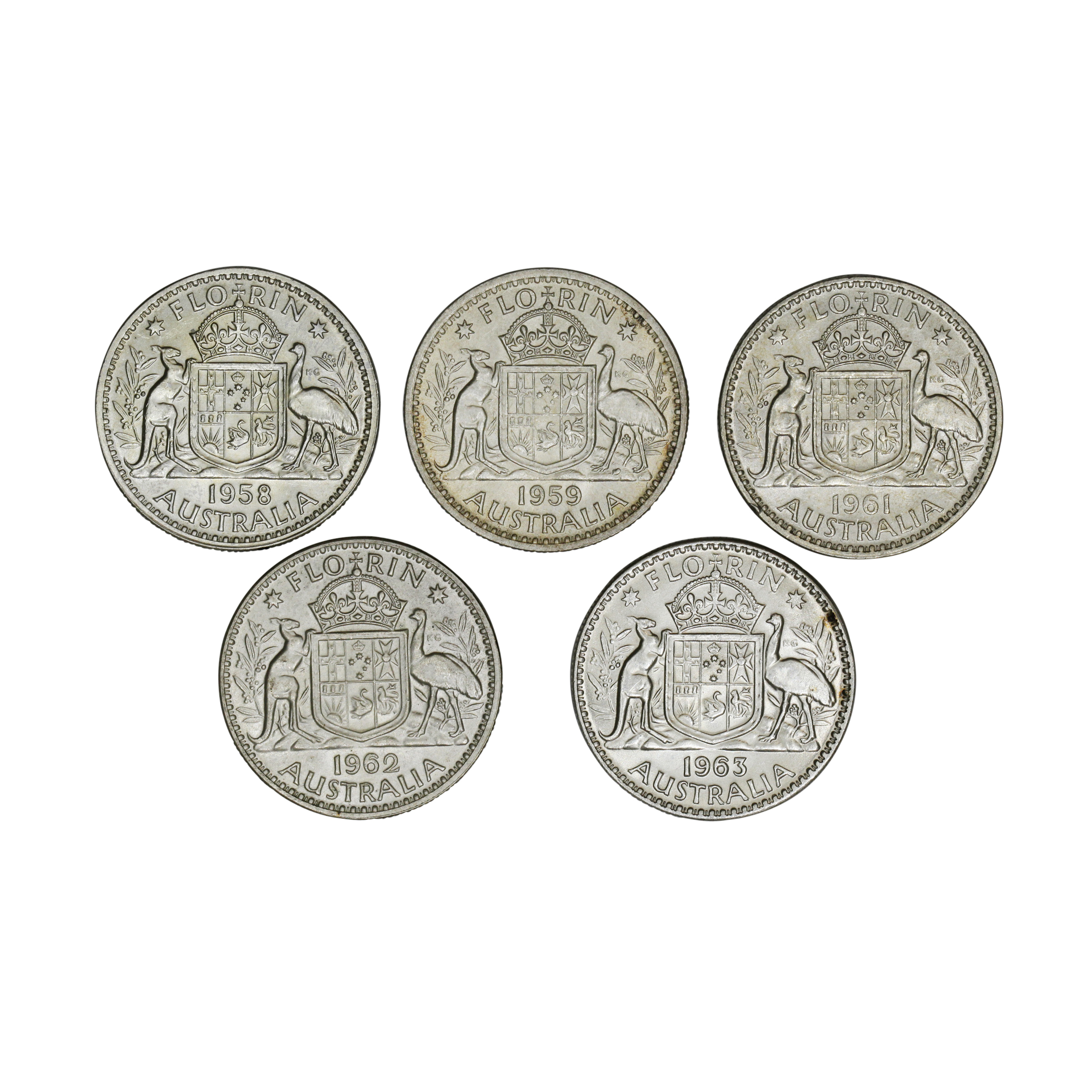 1109. · Group, George VI, Florin, aUNC - CHU