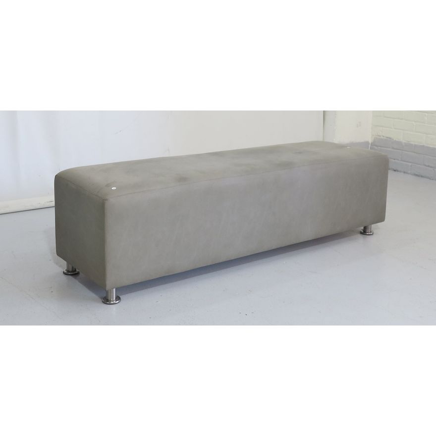 LARGE UPHOLSTERED OTTOMAN