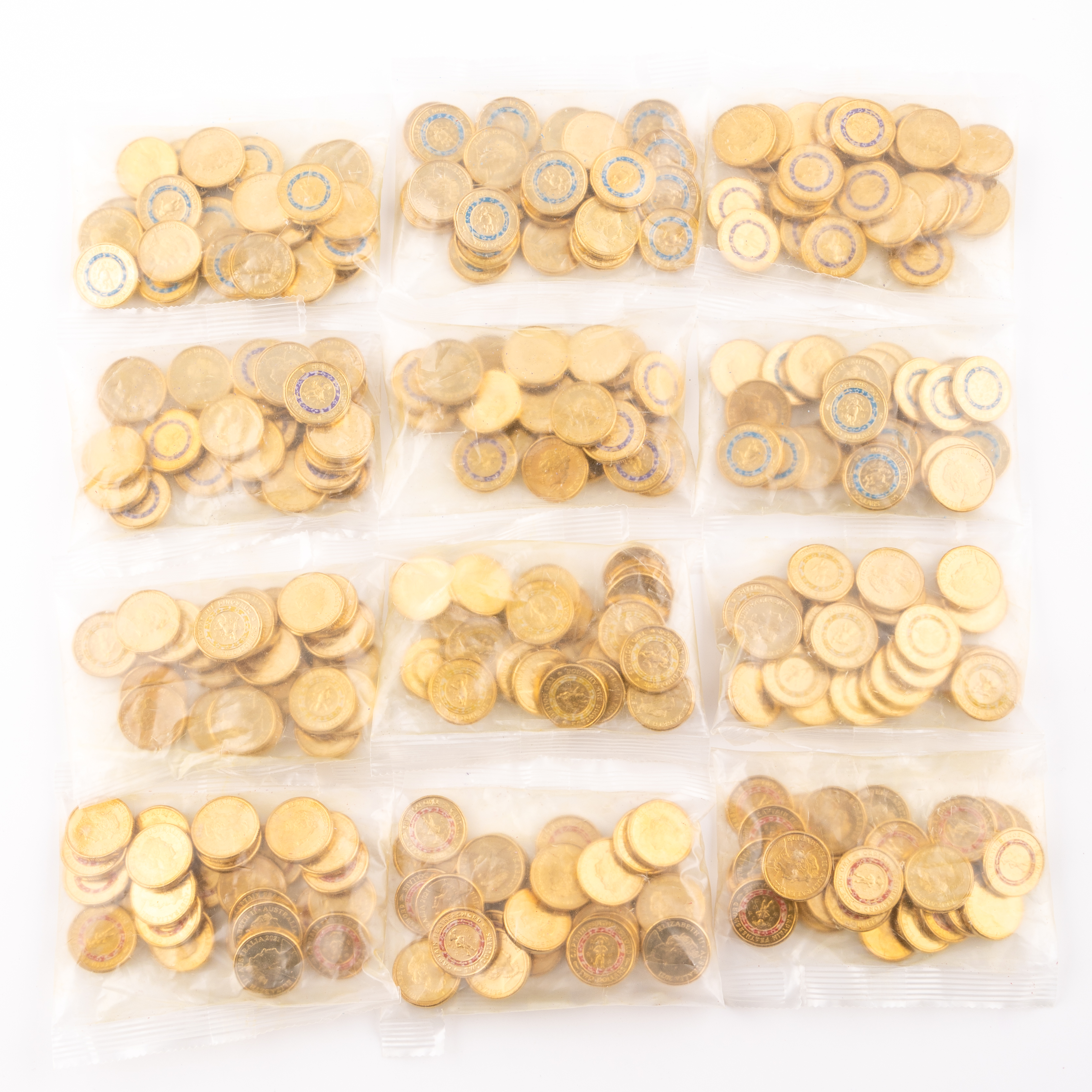 Elizabeth II, Bags - Wiggles, Two Dollars, 2021, UNC