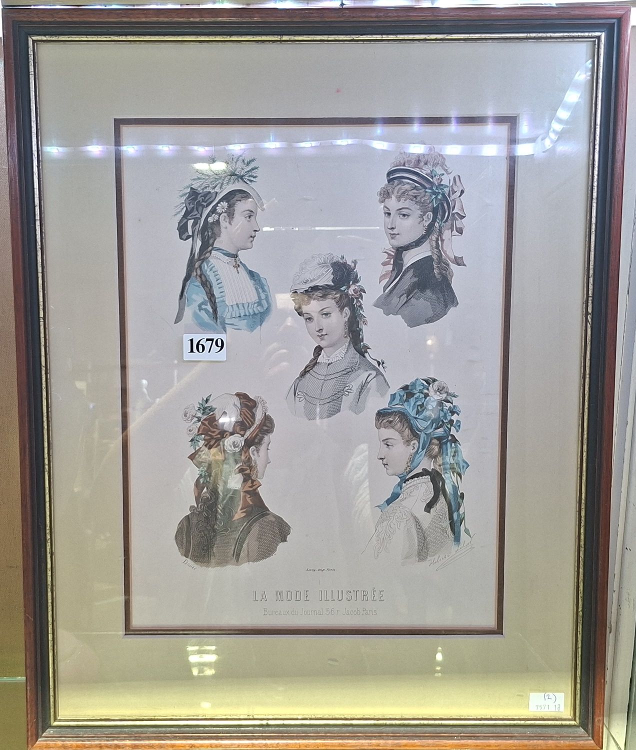 Pair Of Coloured French Lithographs