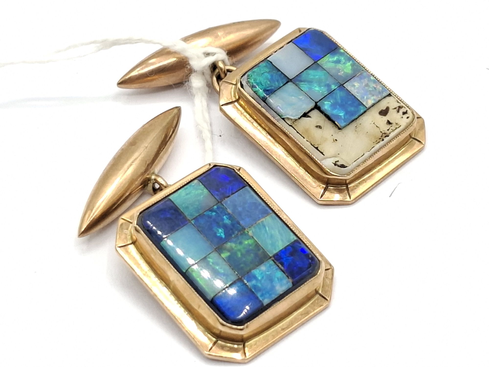 9ct Gold Opal Cufflinks