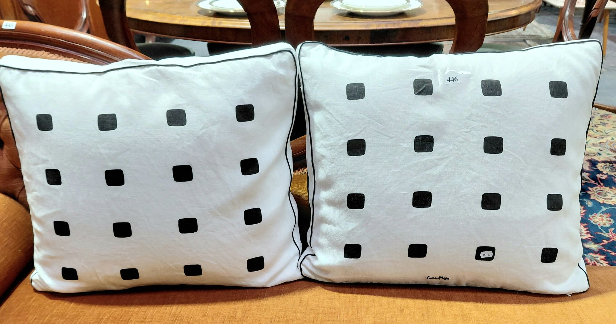 Pair Of Feather Down Cushions