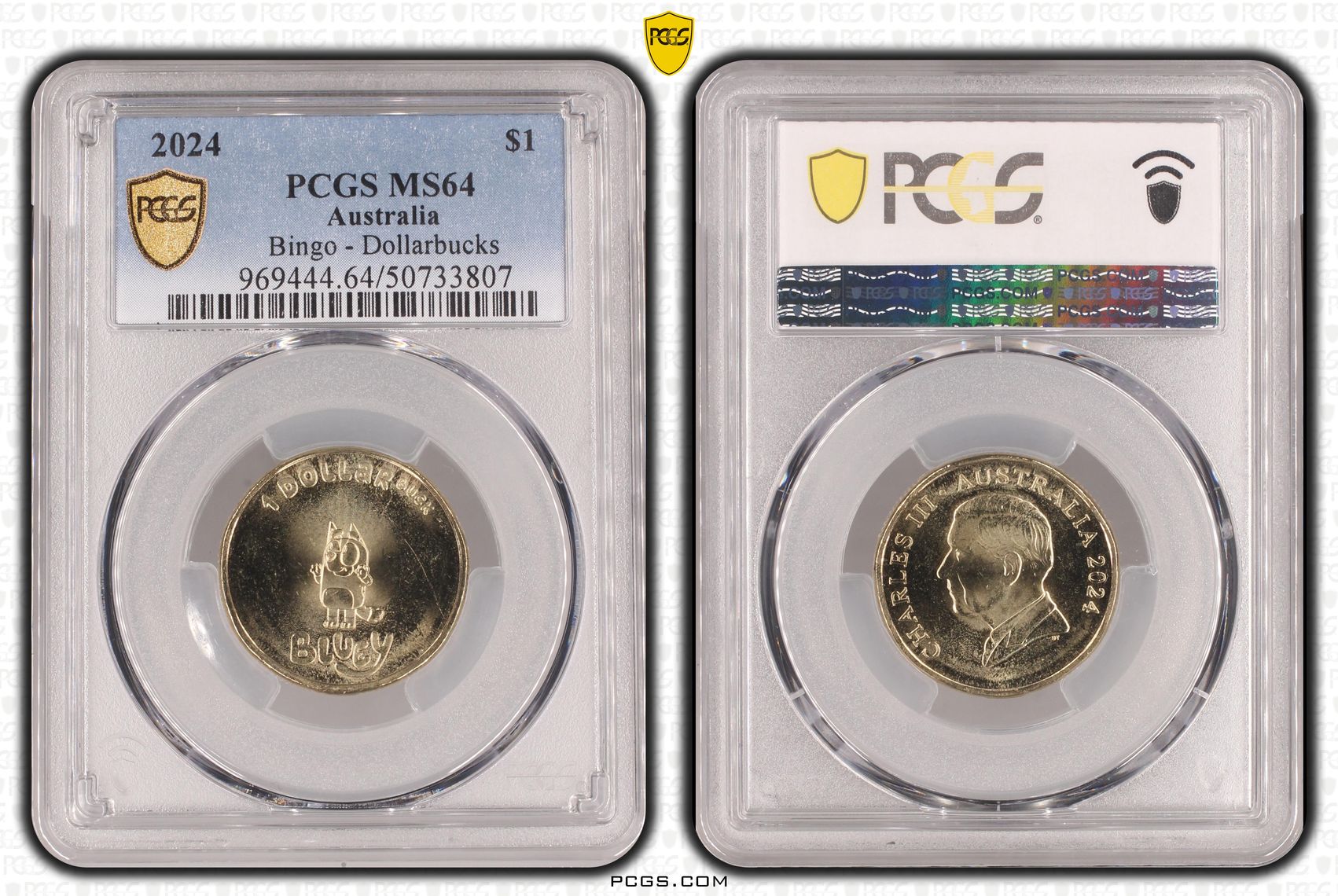 Bingo - Dollarbucks , One Dollar, 2024, PCGS MS64