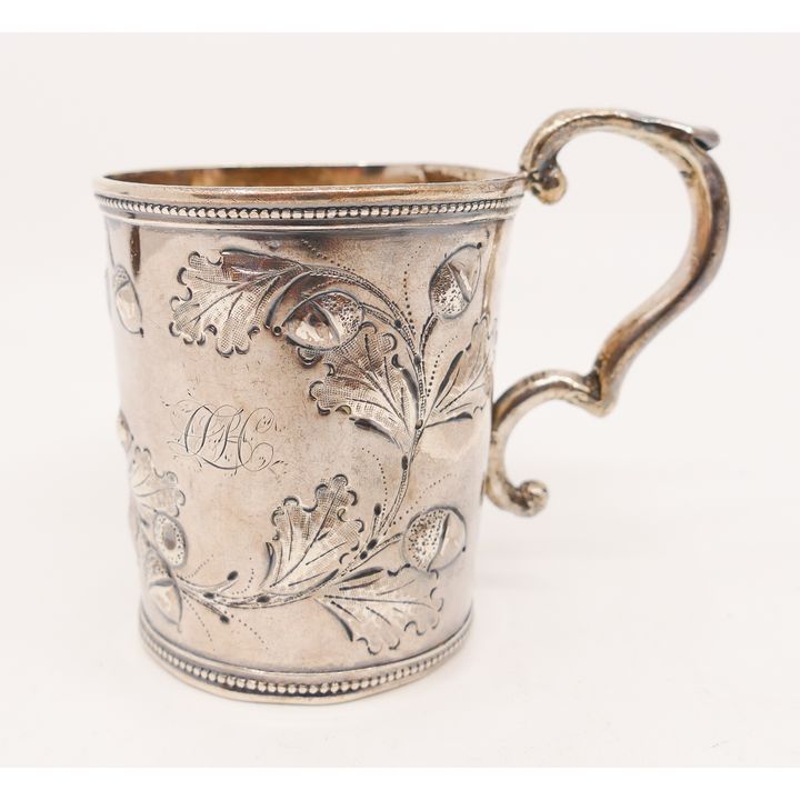 Tifft & Whiting American Coin Silver Childs Cup