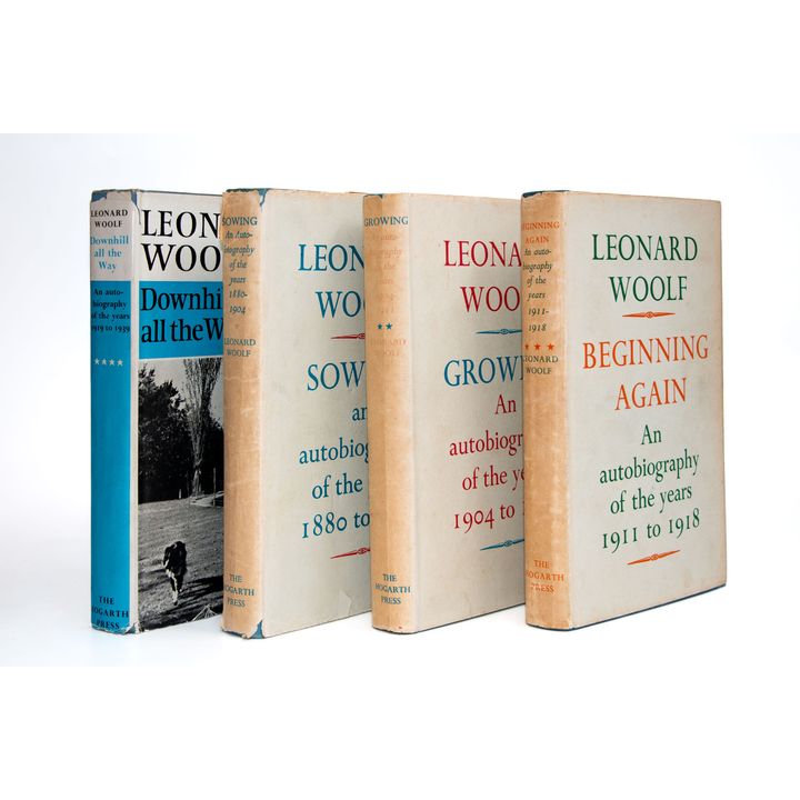 WOOLF, LEONARD  - An Autobiography, Four volumes