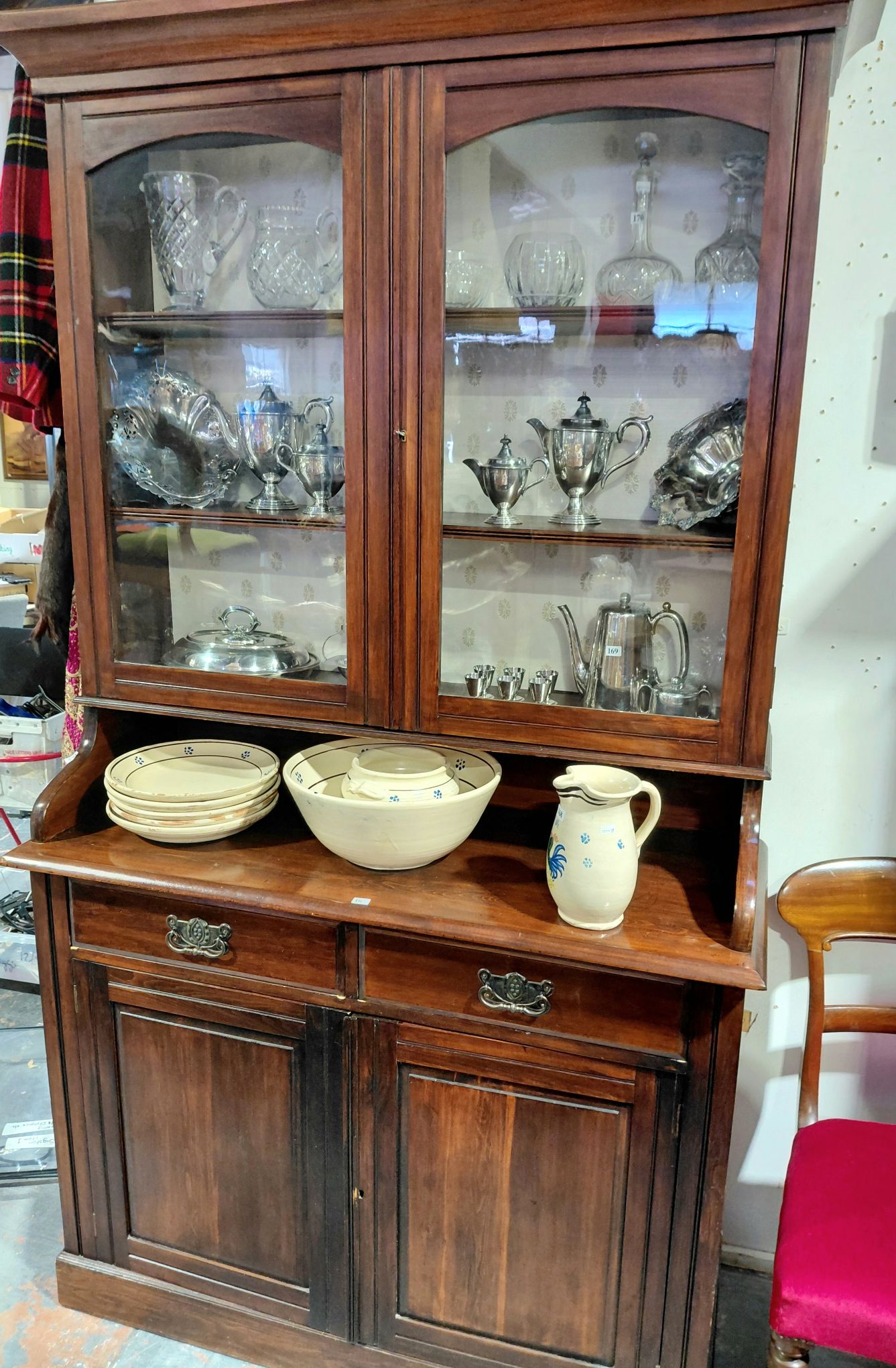 167 · COLONIAL KITCHEN DRESSER