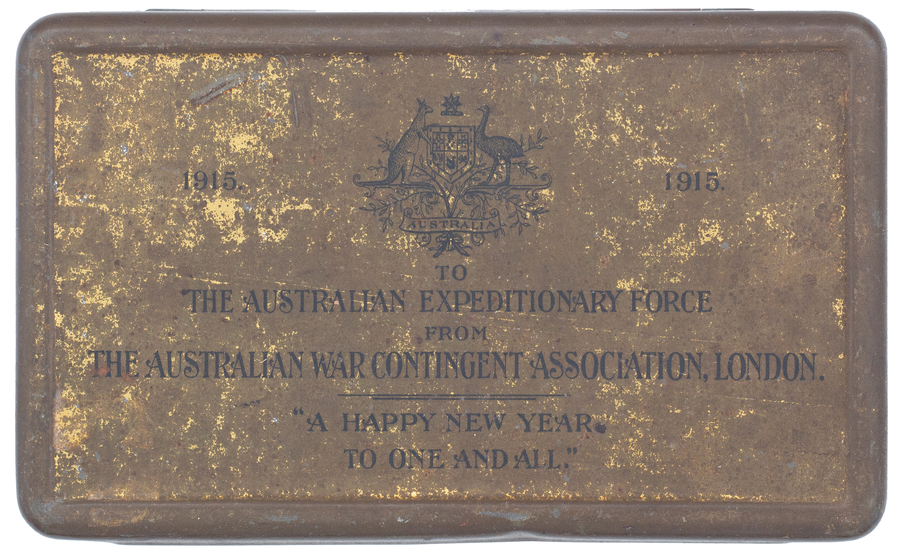 Chocolate Tin, 1915, VGC