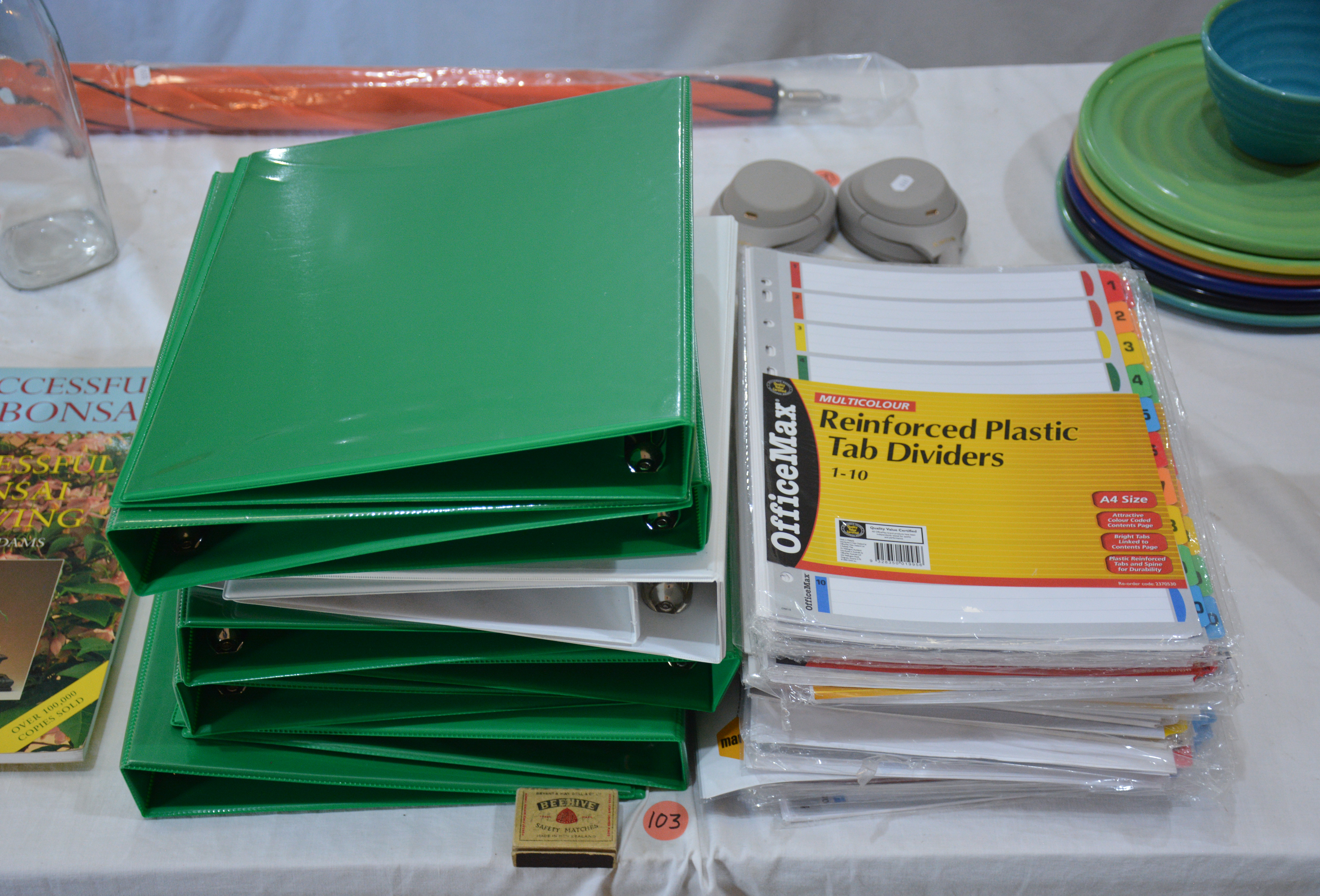 New Office Folders and Tab Dividers — NZ auction result