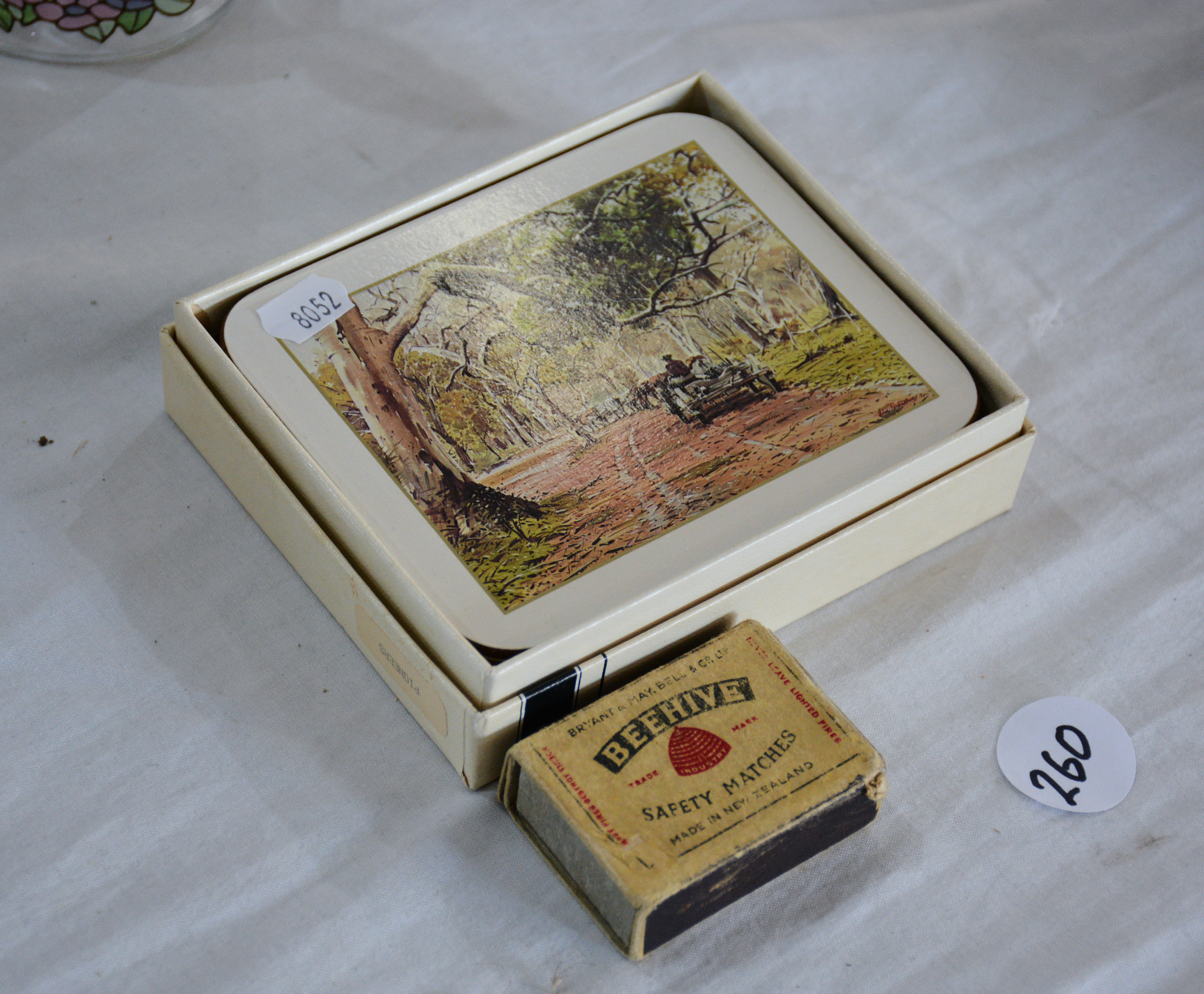 Historical Australia Themed Coasters — NZ auction result