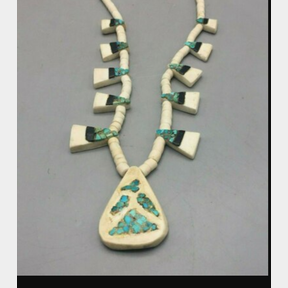 Sweet! Older, Santo Domingo Tab and Thunderbird Necklace From The Jewel Box Col.
