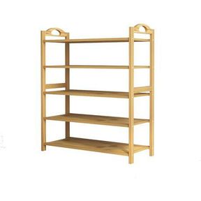 5-Tier/4-Tier Bamboo Shoe Rack/ Shoe Storage Organizer - 68 cm