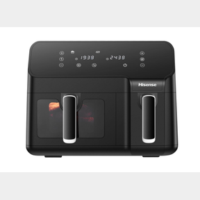 HISENSE ELECTRONIC 8.6L DUAL AIRFRYER WITH LED TOUCH CONTROL PANEL - BLACK