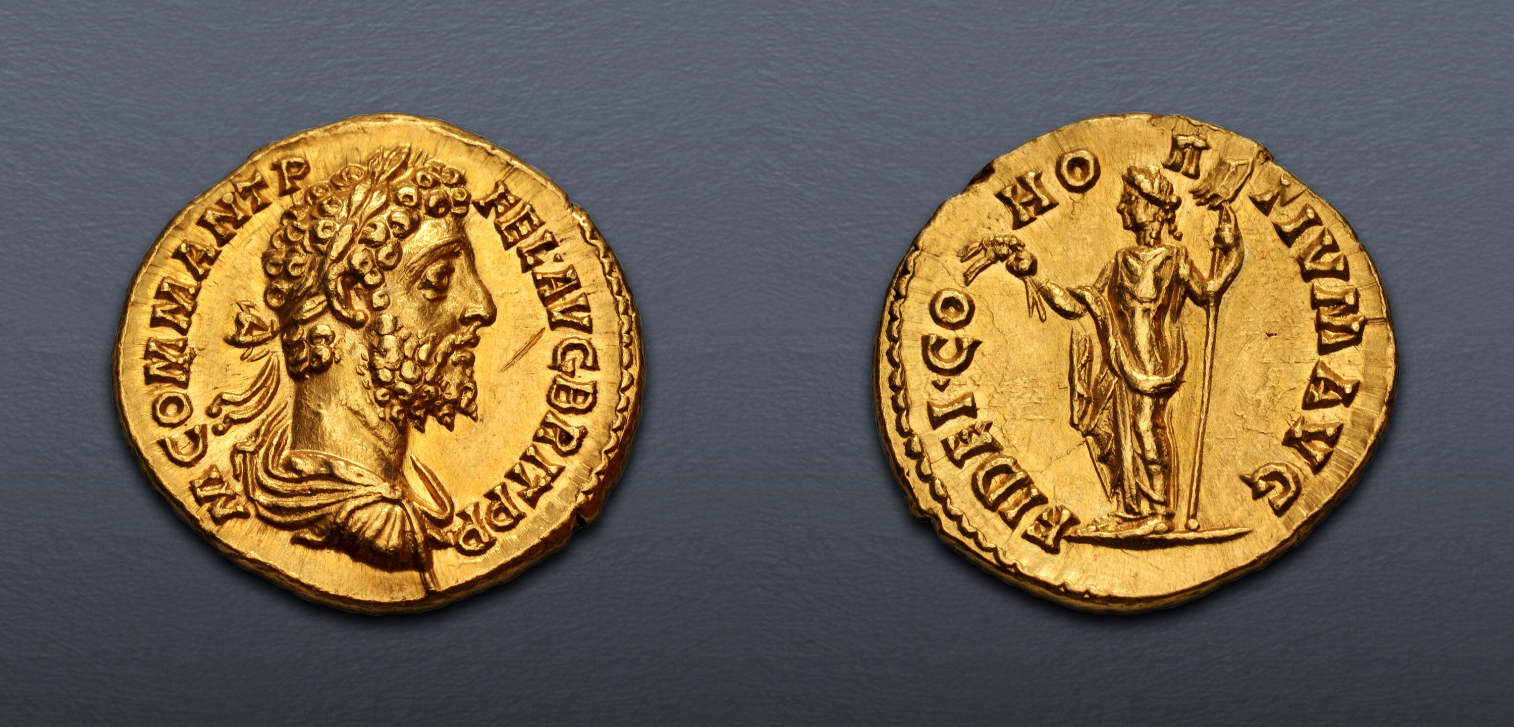 Commodus. AD 177-192. AV Aureus (20mm, 7.72 g, 12h). Rome mint. Struck ...