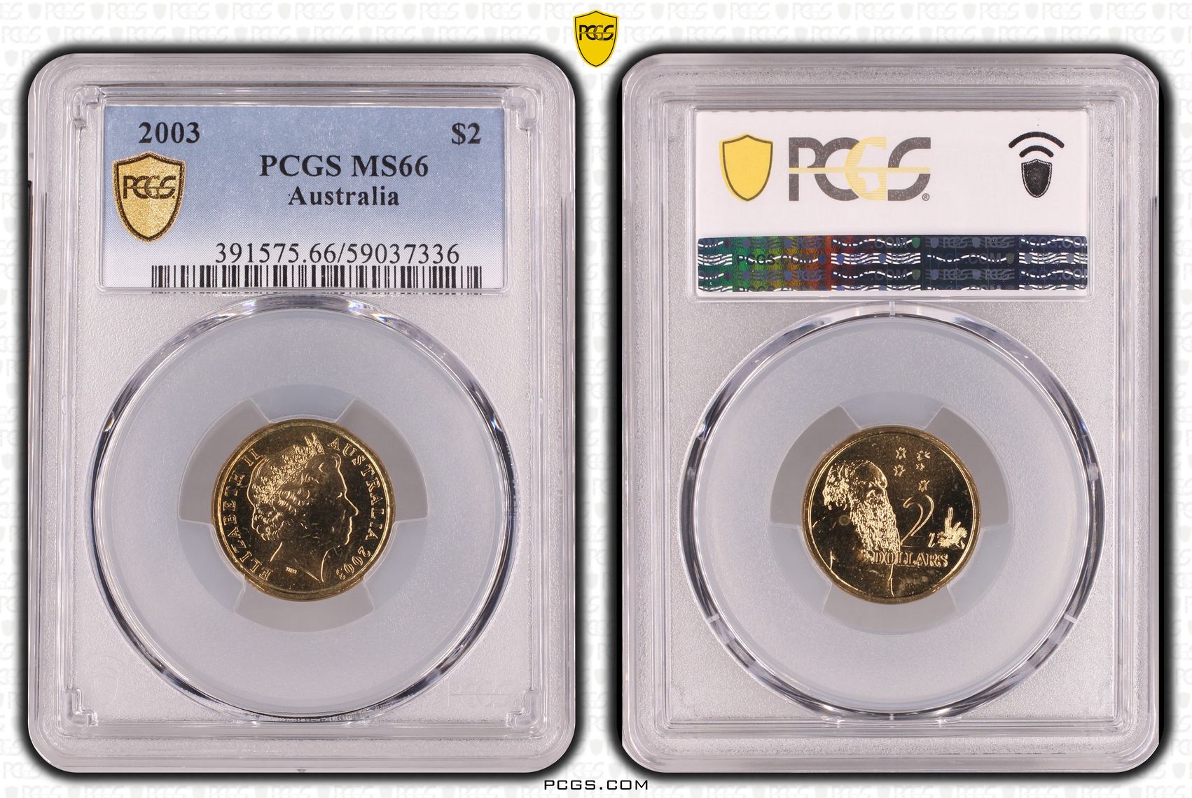 Two Dollar, 2003, PCGS MS66