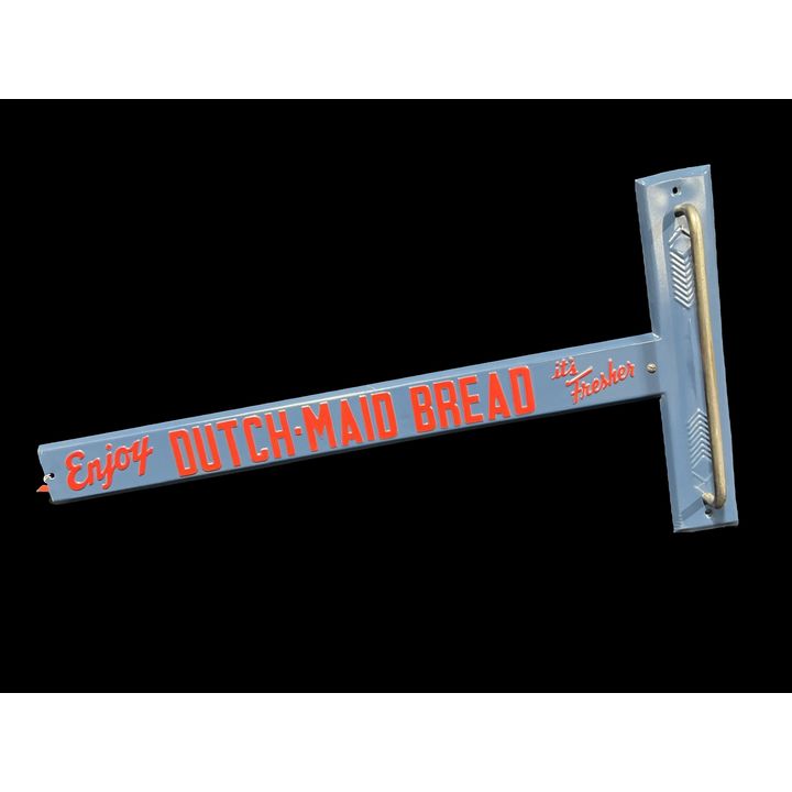 Dutch Maid Bread Door Push Country Store Sign