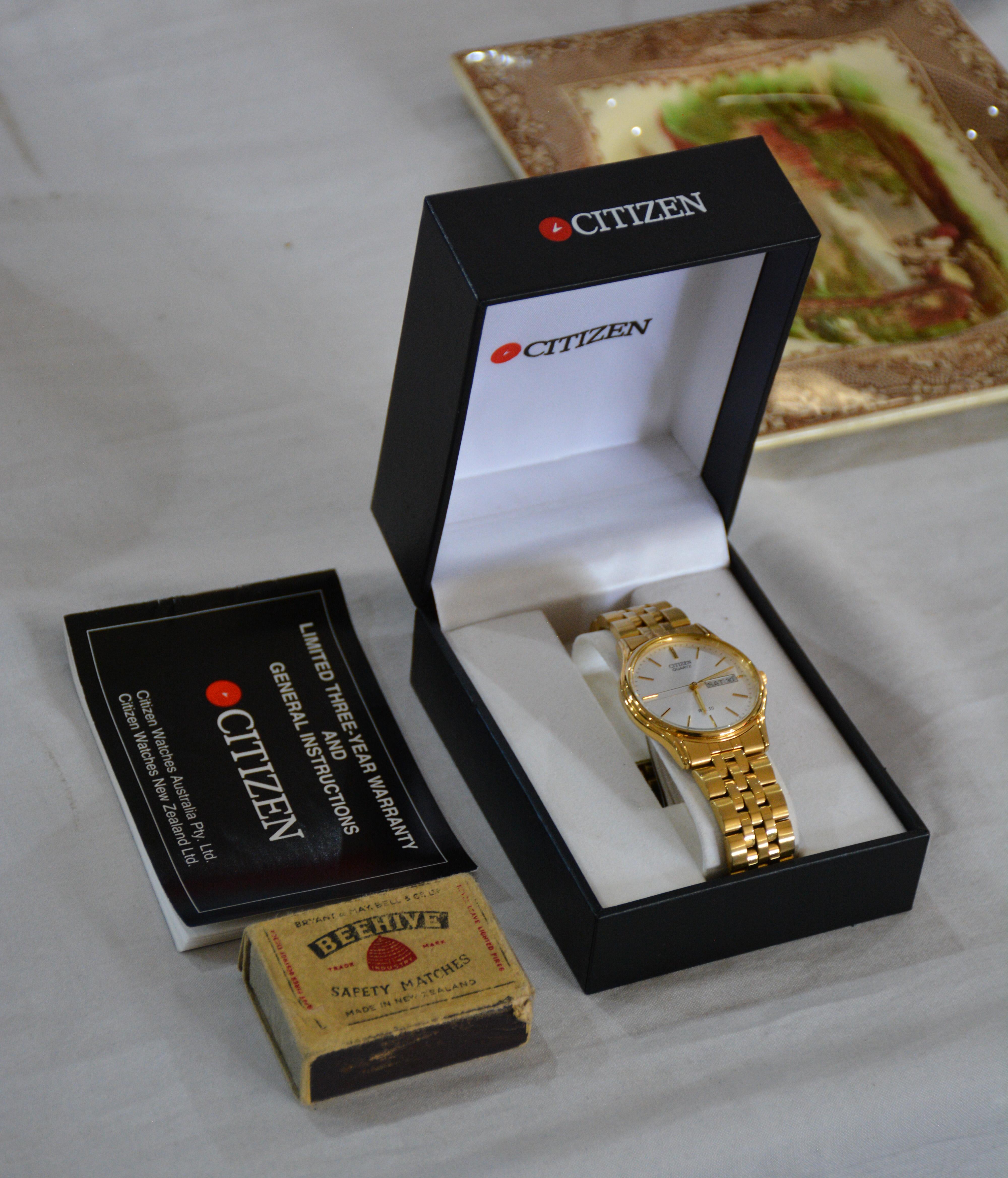 Citizen Watch in Case — sold at auction in New Zealand for $140
