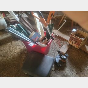 Weed trimmer, edger, window blinds, typewriter